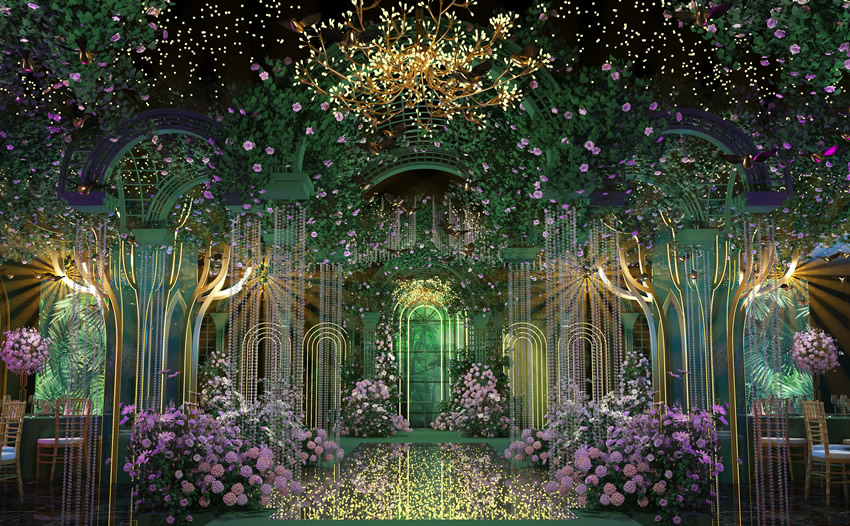 青川奇妙森林婚礼堂效果展示